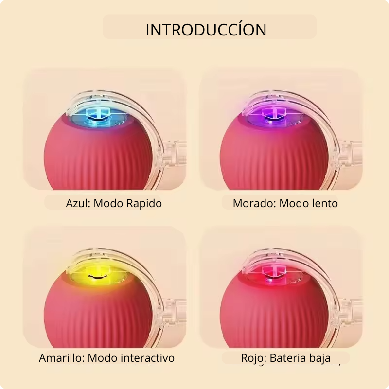 Pelota interactiva para perros